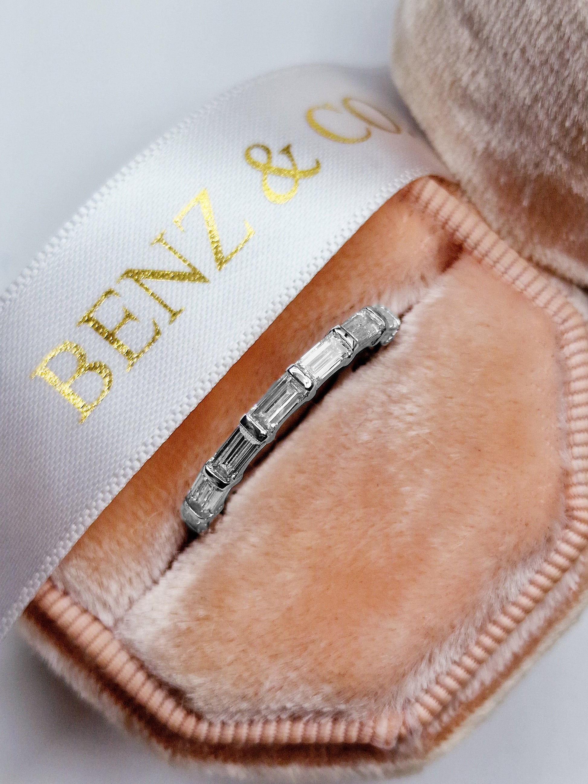 2ct Baguette Eternity Band in White Gold