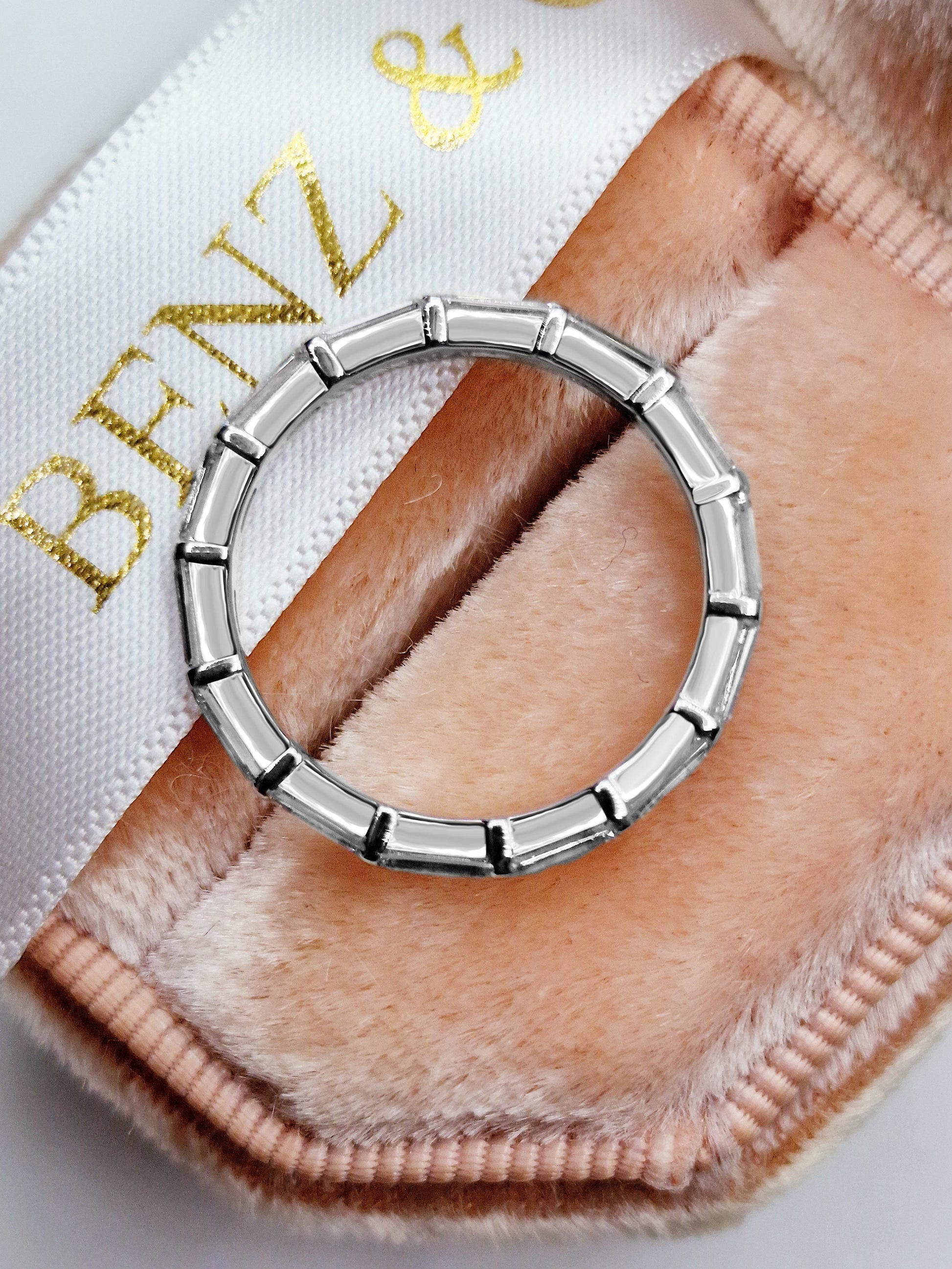 2ct Baguette East-West Eternity Band in 14k White Gold with Lab Grown Diamonds