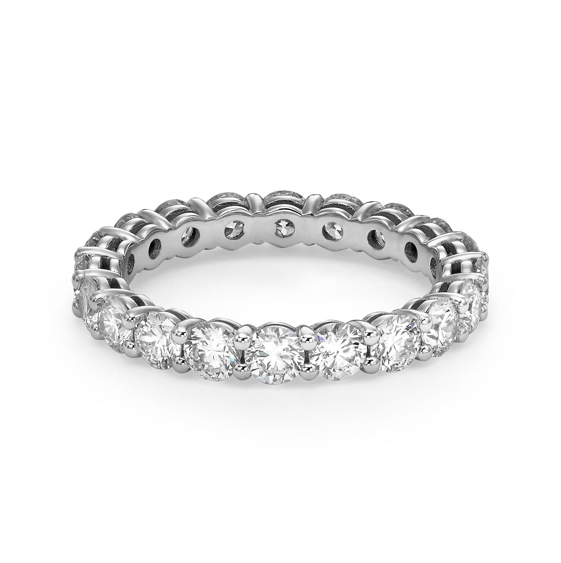 Diamond eternity ring.