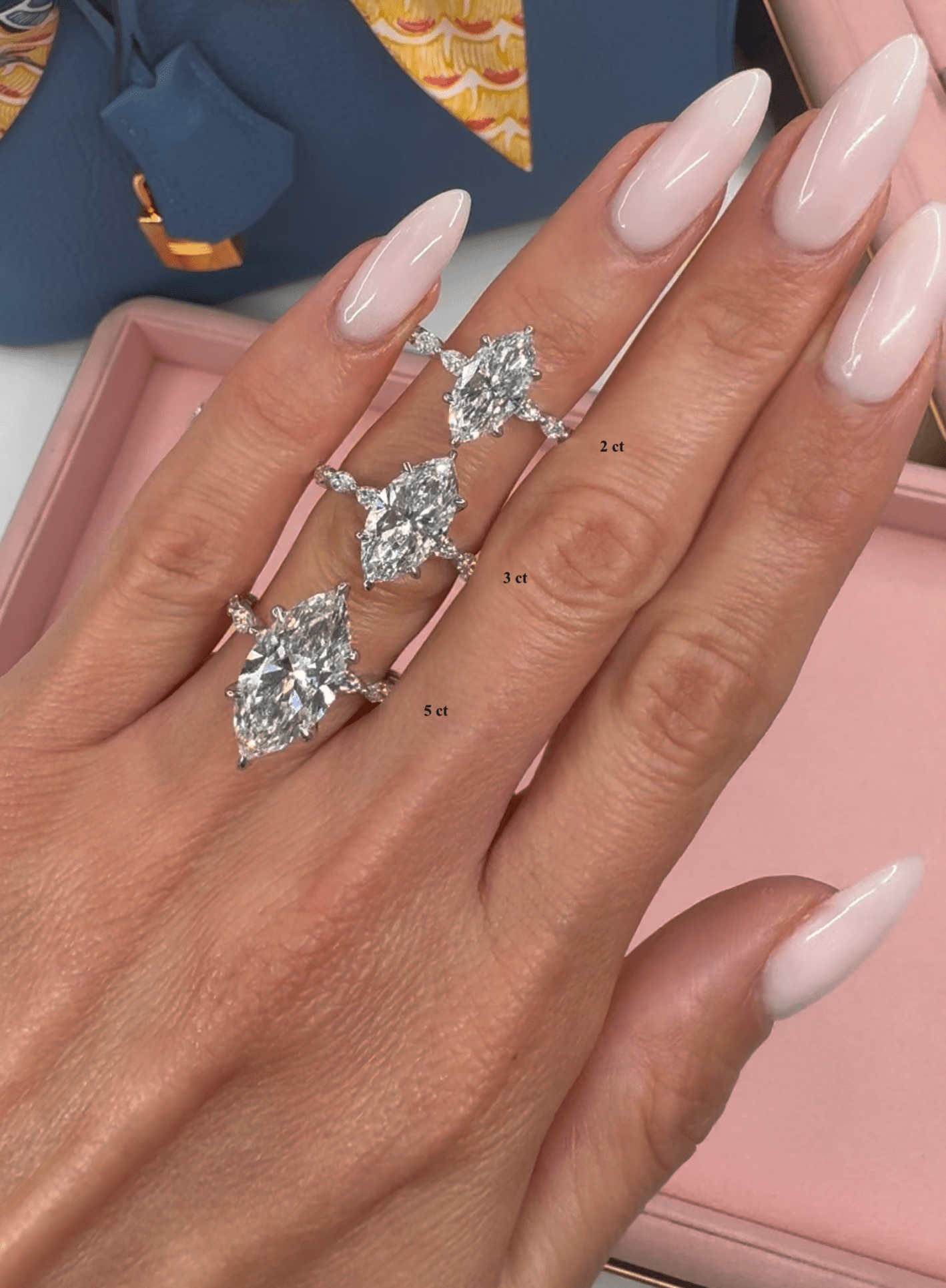 5ct, 3ct, 2ct on hand