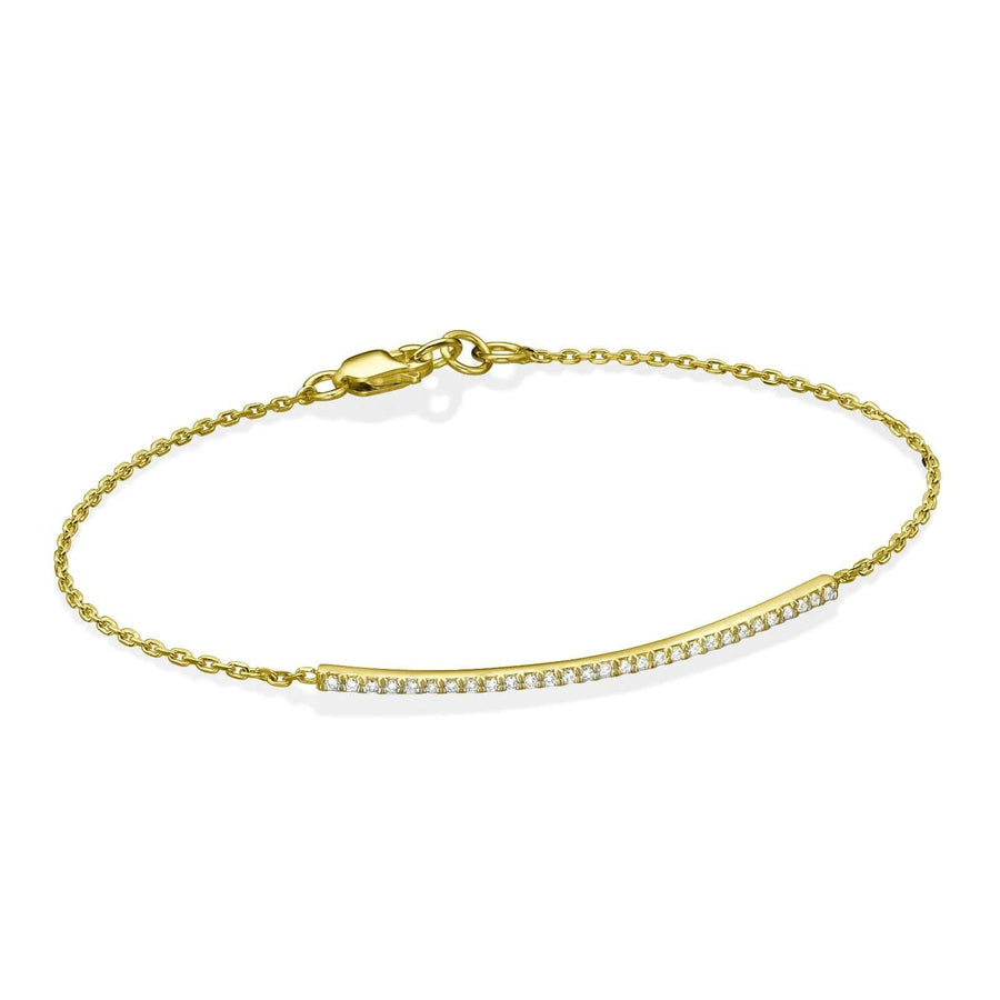 Diamond Bracelet In 18K Gold - BenzDiamonds