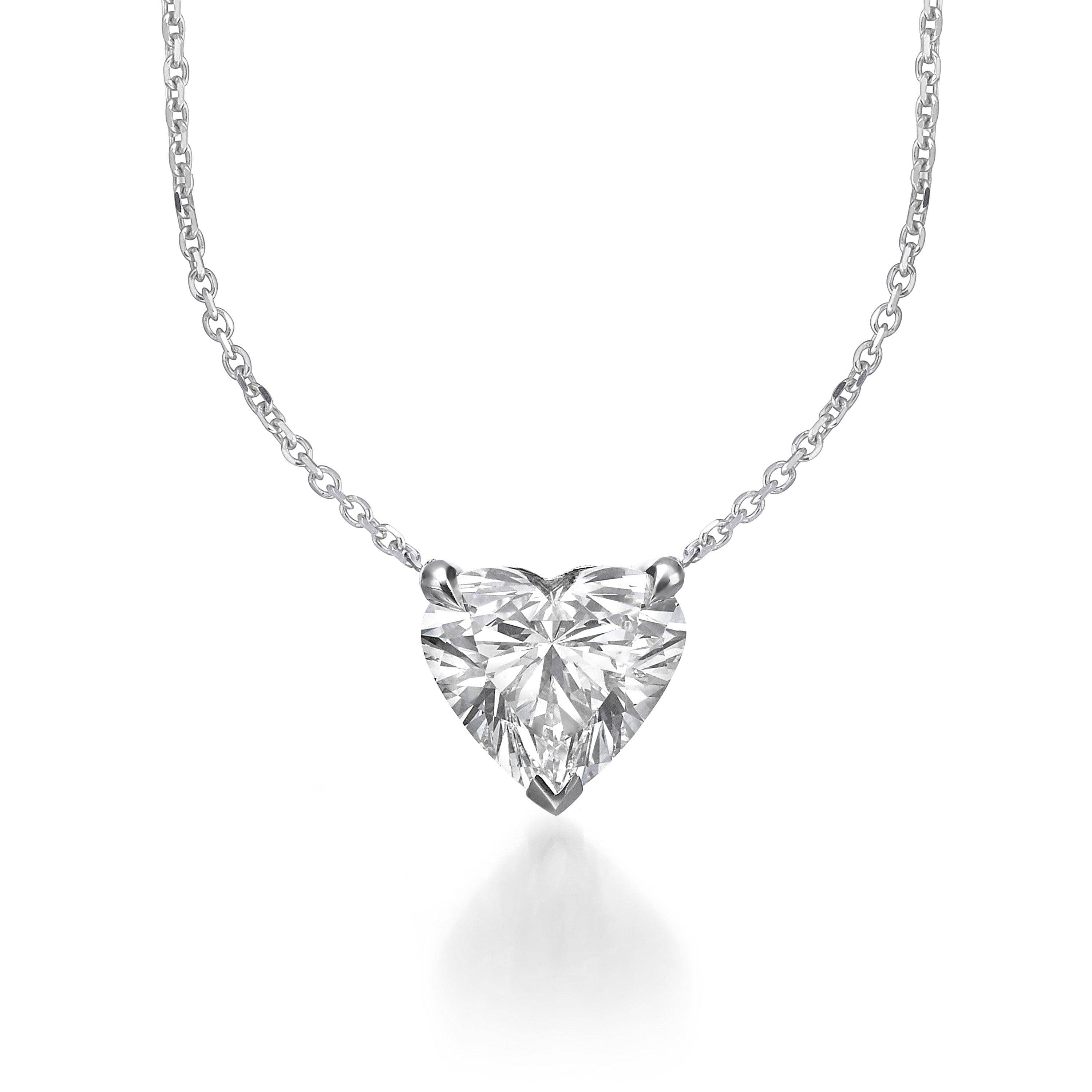 Lab grown diamond solitaire necklace Clearance