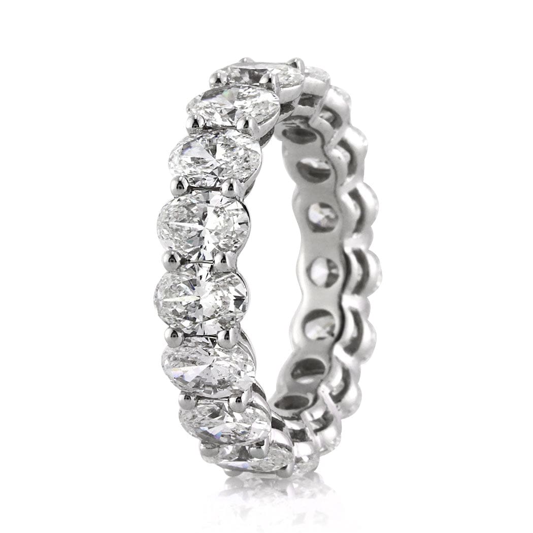 7ct Oval Eternity Diamond Ring