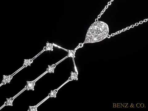 3.36 CT ILLUSION CHANDELIER NECKLACE