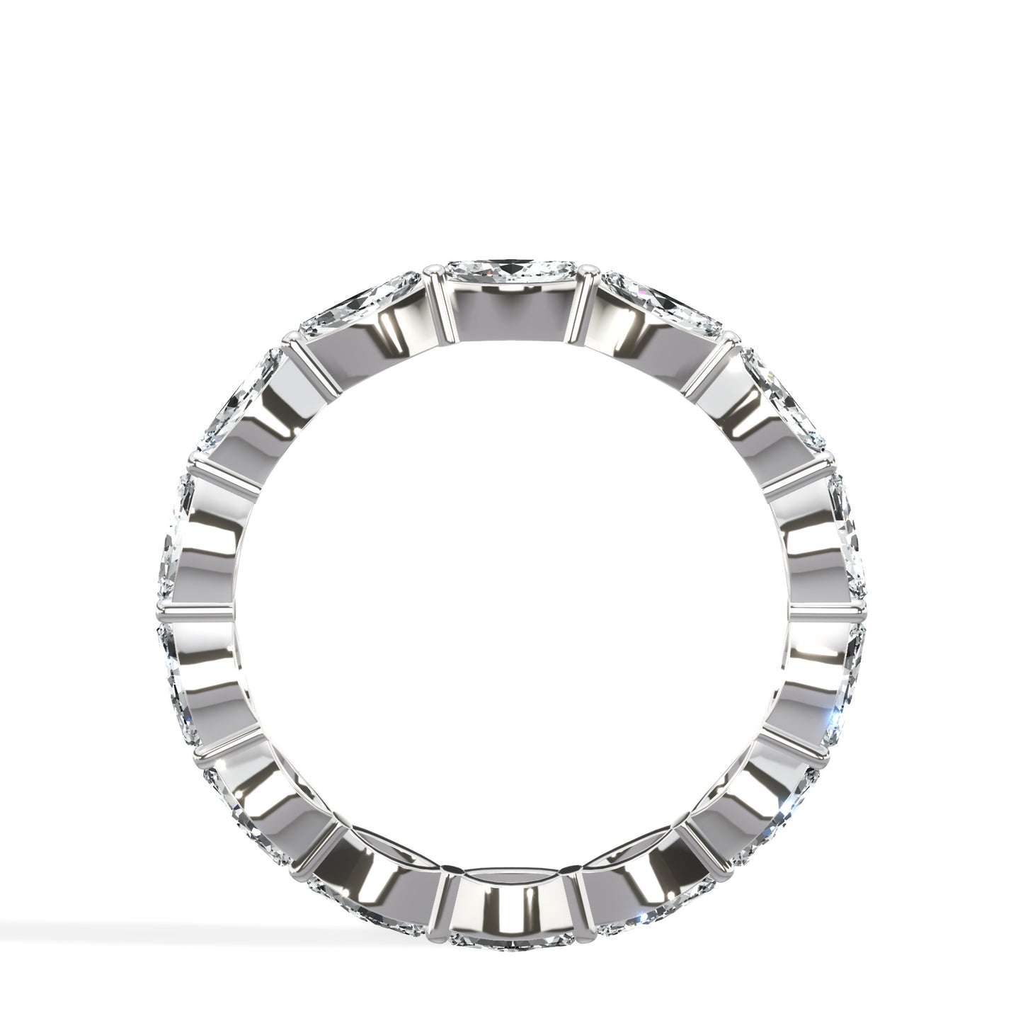 1.30 ct Marquise Cut Natural Diamond Eternity Band
