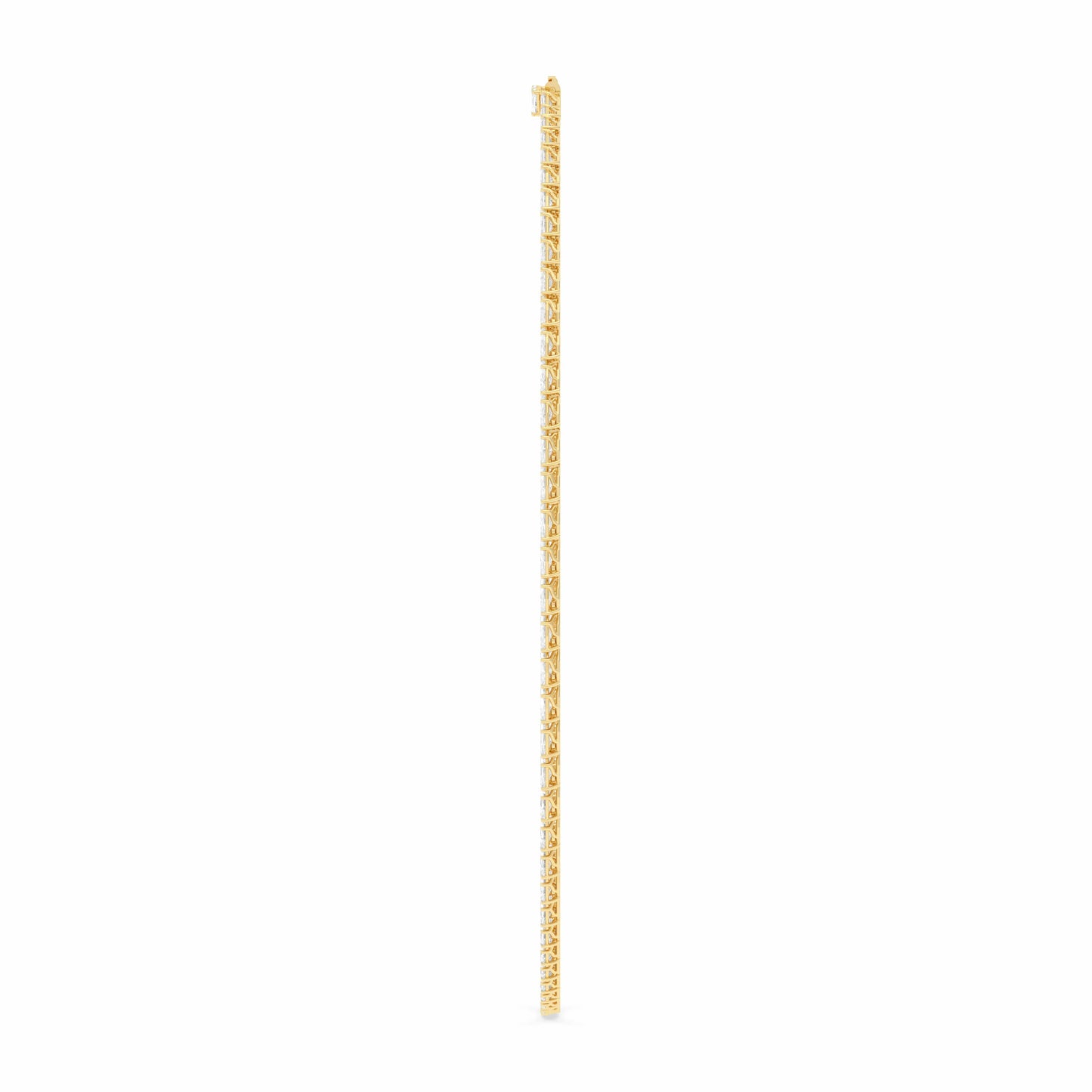 22.93 Carat Step Cut Marquise Cut Diamond Necklace in 14k Yellow Gold