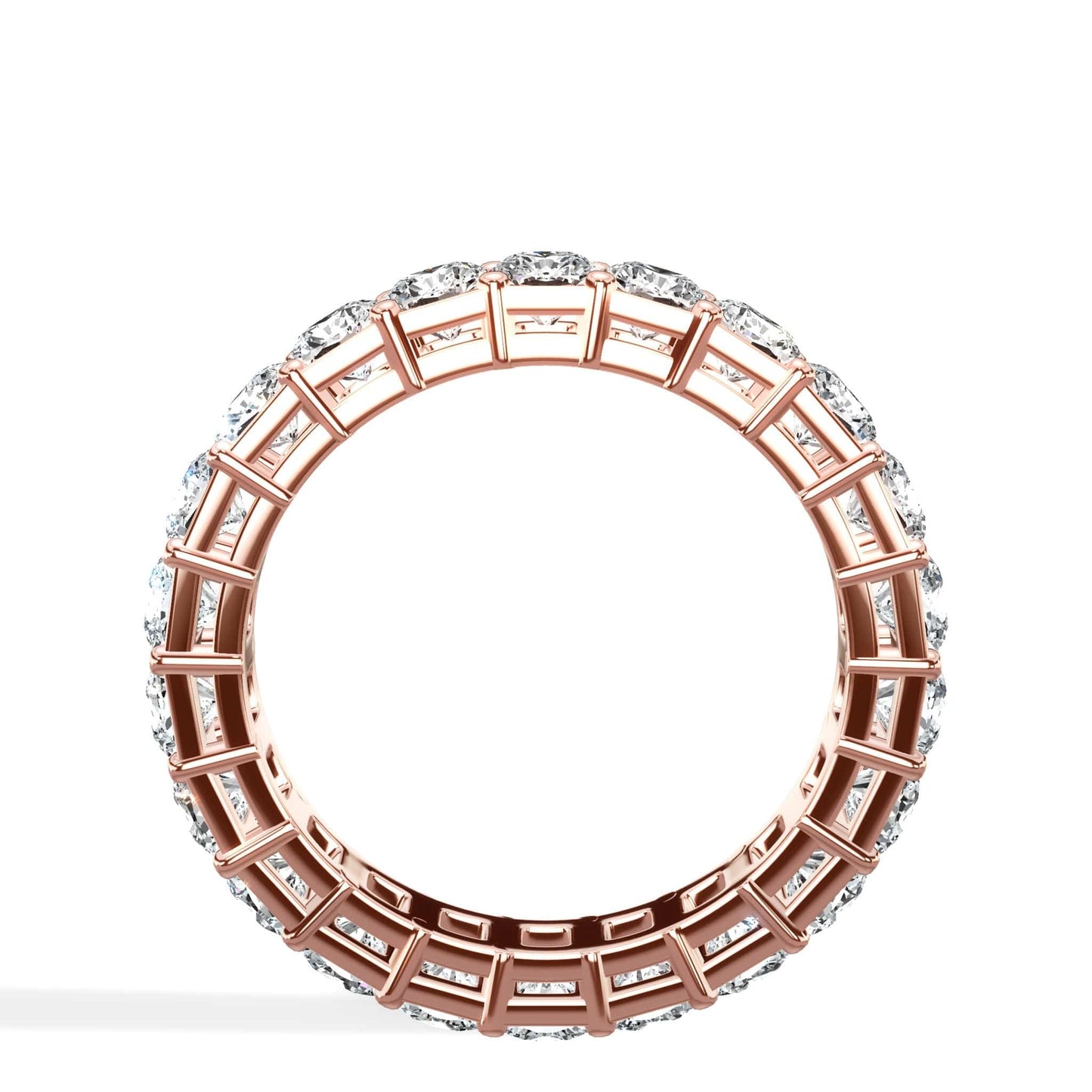 3 ct Cushion Cut Diamond Eternity Band