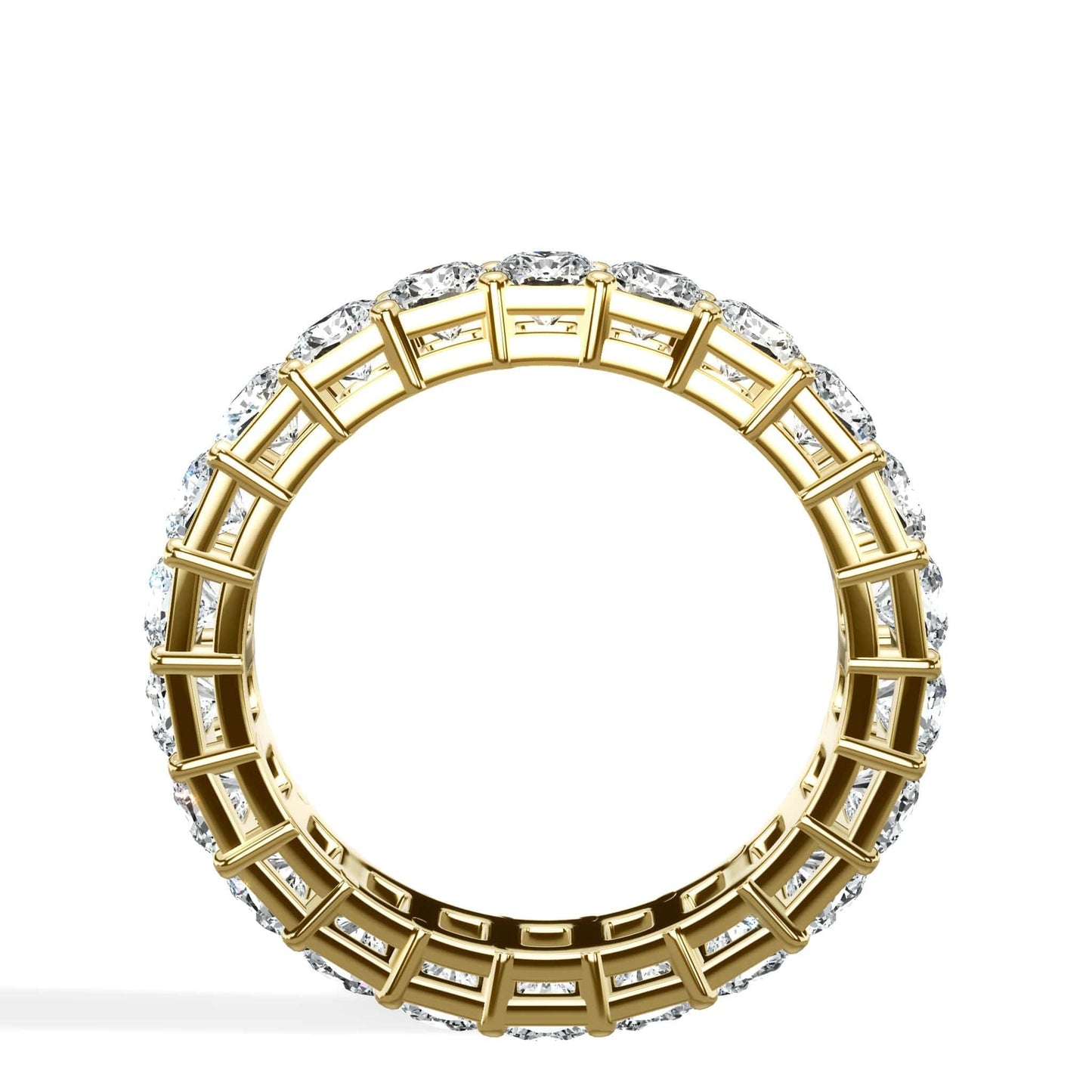 3 ct Cushion Cut Diamond Eternity Band
