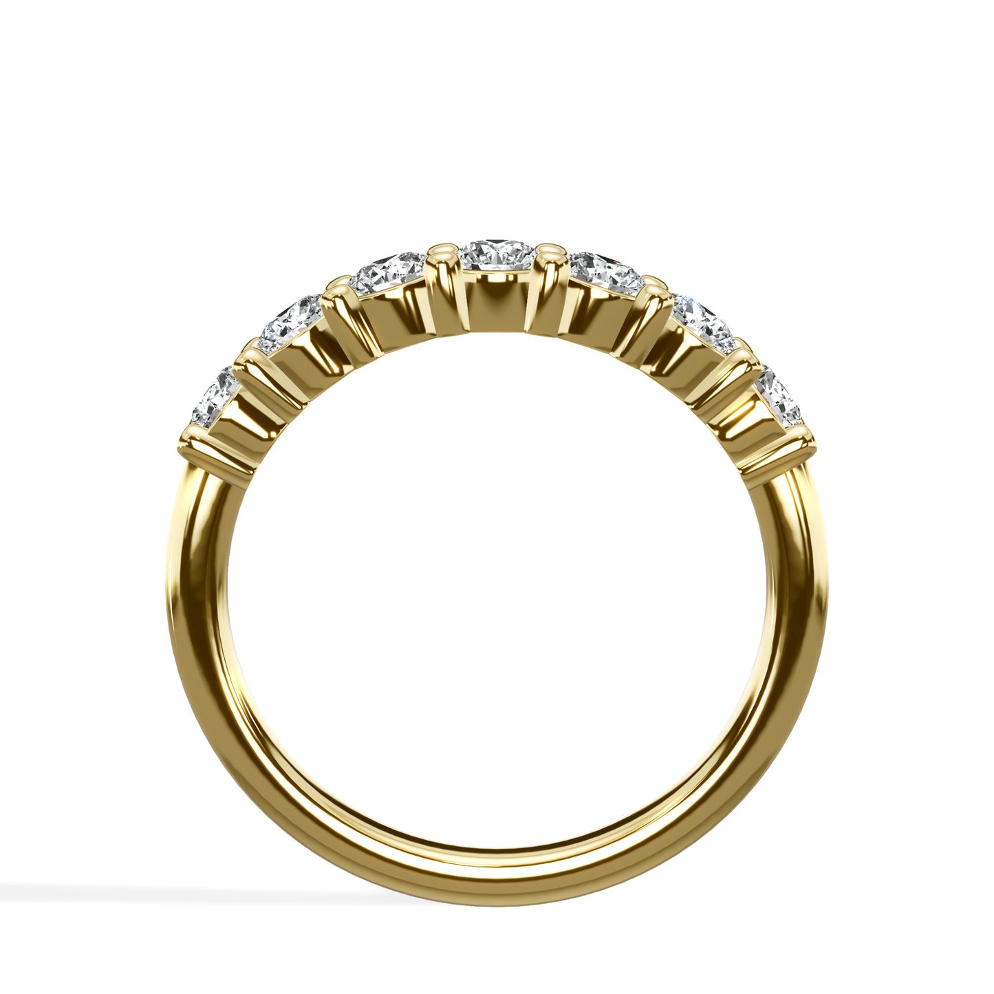 1.00 ct Seven Stone Round Cut Diamond Band