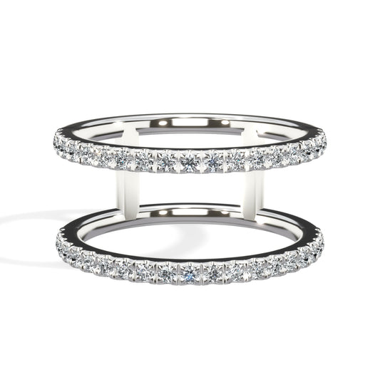 Double Band Diamond Ring