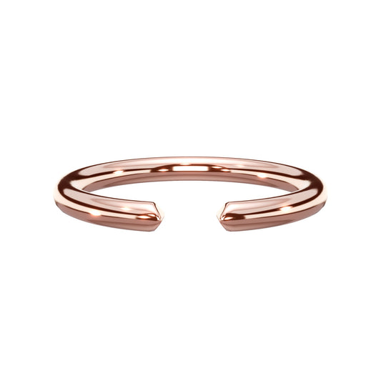 Open Wedding Ring In 14K Rose Gold (1.80mm)