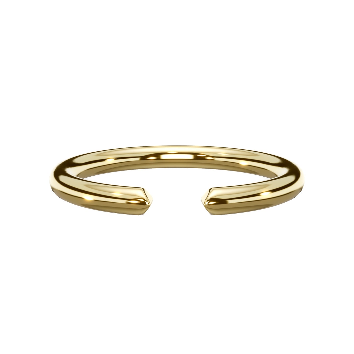 Open Wedding Ring In 14K Yellow Gold (1.80mm)