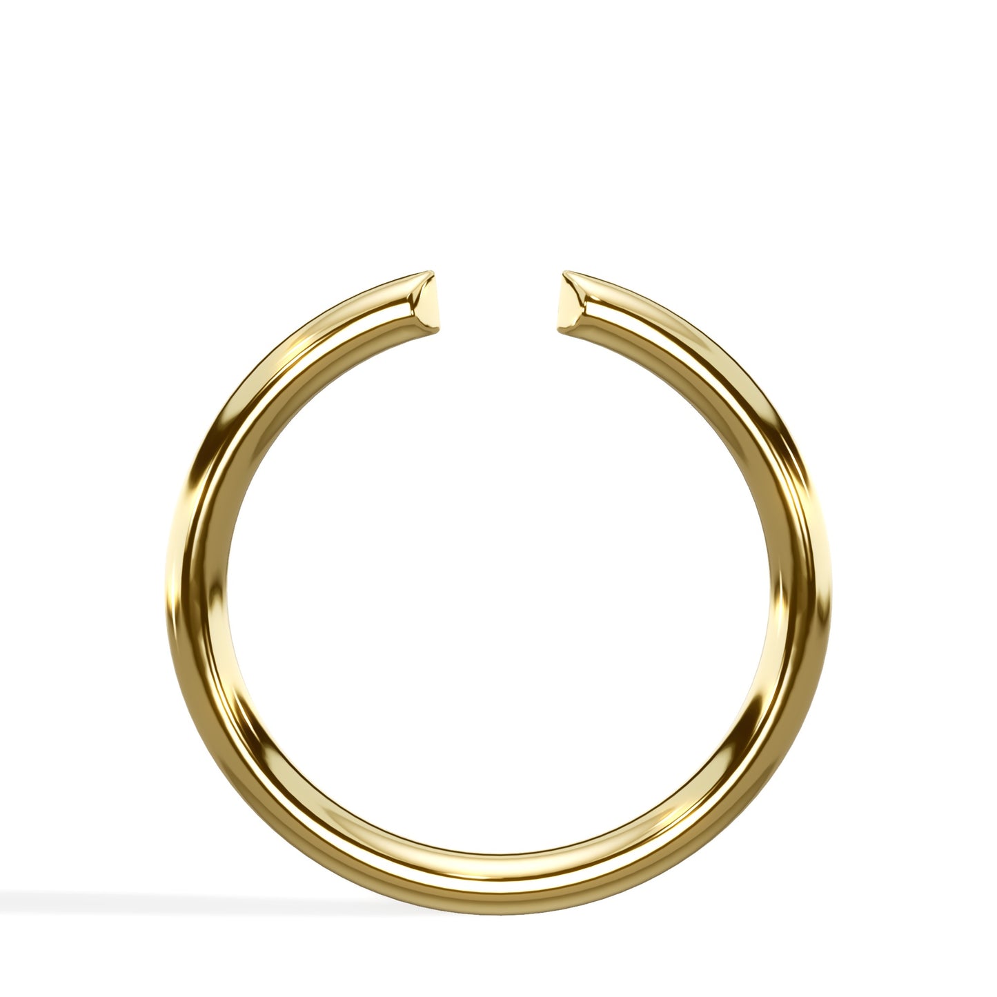 Open Wedding Ring In 14K Yellow Gold (1.80mm)