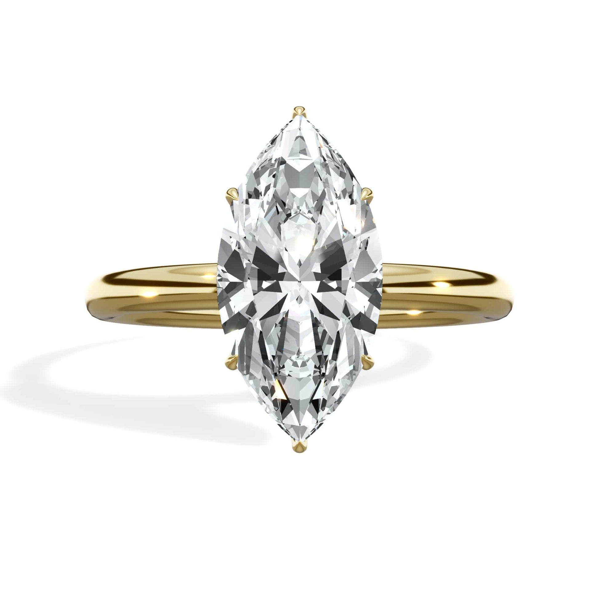 2.20 Carats Lab Grown Marquise Cut Solitaire Hidden Halo Diamond Engagement Ring 2.20 Carats Lab Grown Marquise Cut Solitaire Hidden Halo Diamond Engagement Ring