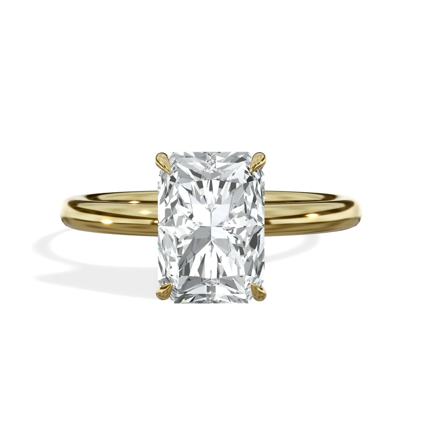 2-carat-radiant-cut-lab-grown-diamond-yellow-gold-solitaire-engagement-ring