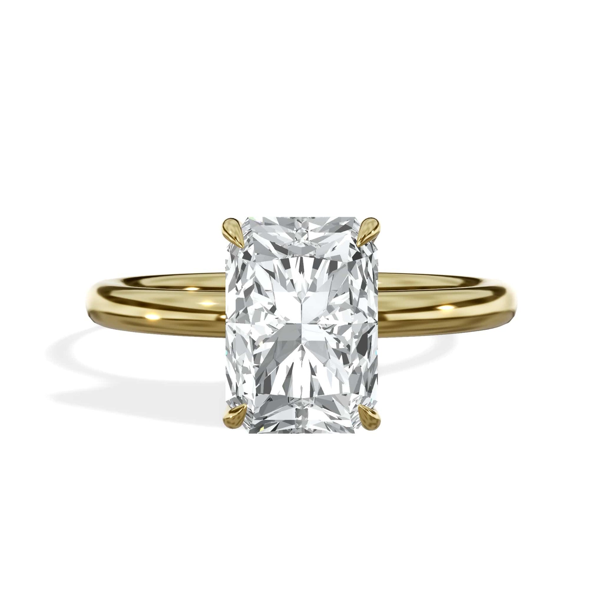 2-carat-radiant-cut-lab-grown-diamond-yellow-gold-solitaire-engagement-ring