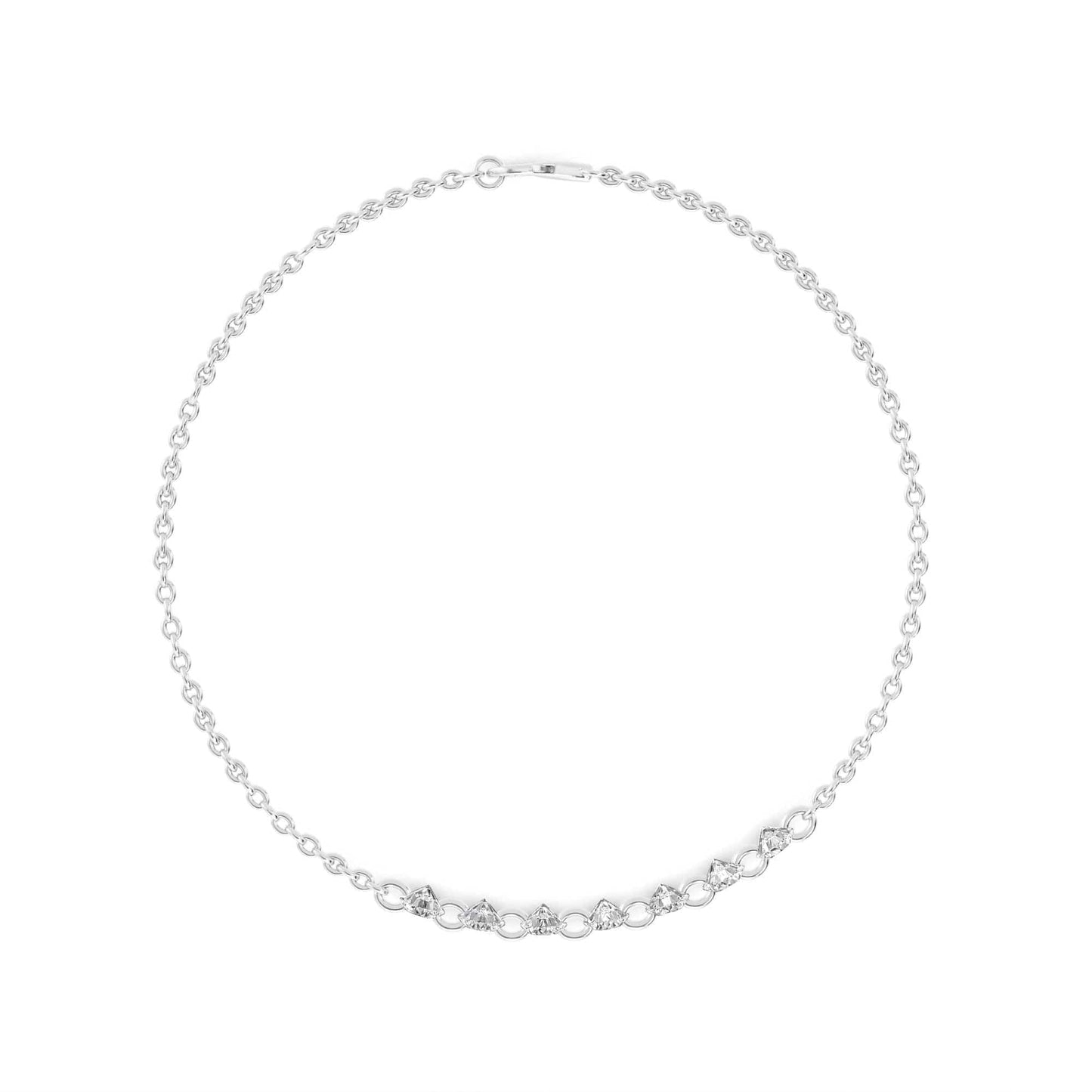 1.07ct Pierced Floating Round Lab Grown Diamond Bracelet