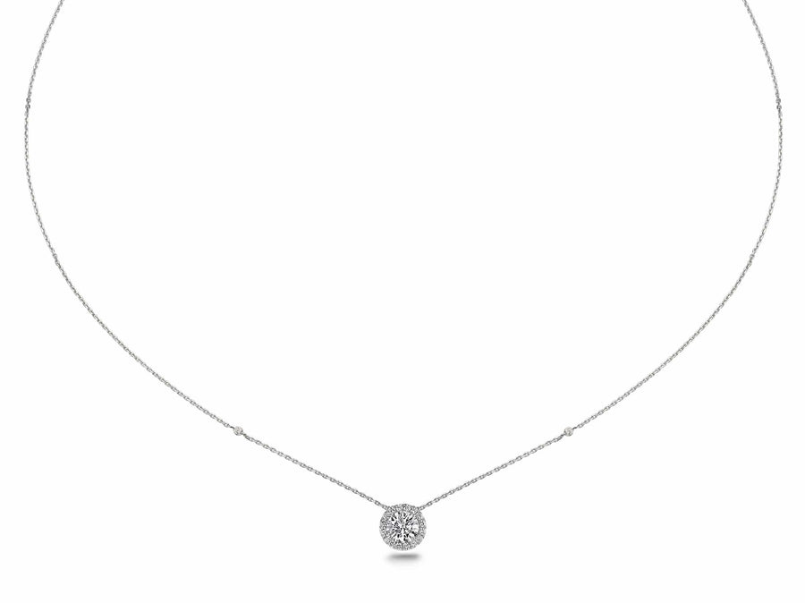 1.20 ct Round Brilliant Cut Diamond Necklace Pendant - BenzDiamonds