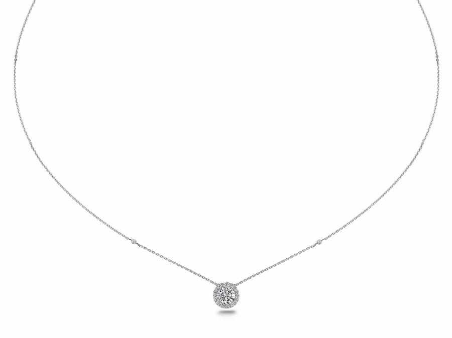 1.20 ct Round Brilliant Cut Diamond Necklace Pendant - BenzDiamonds