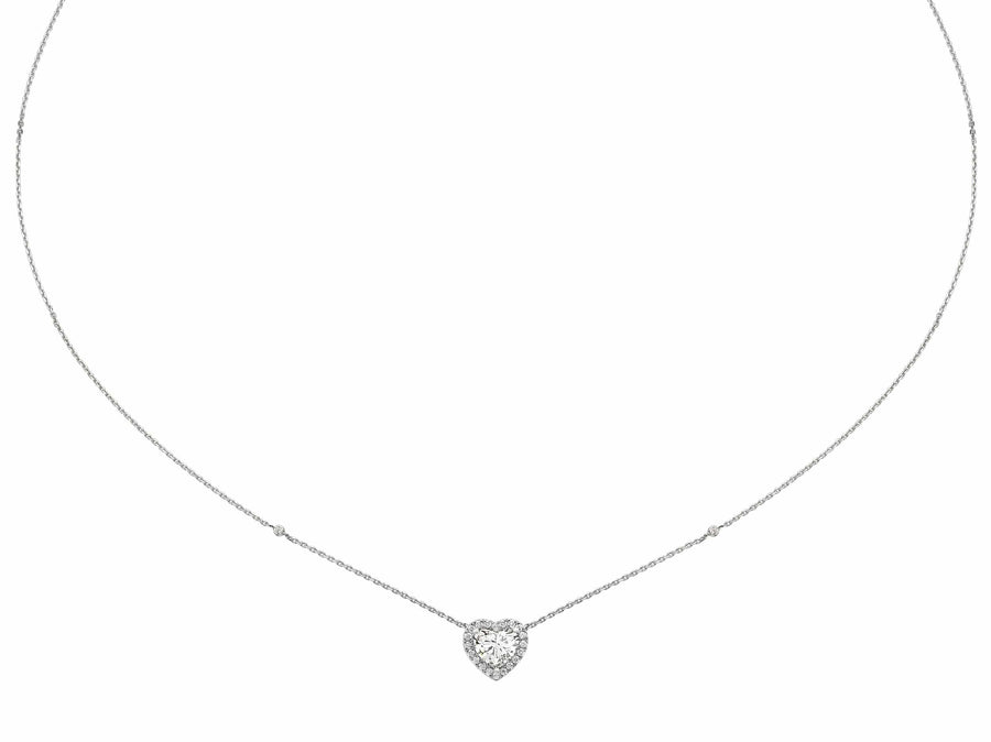 1.28 ct Heart Shaped Diamond Necklace Pendant - BenzDiamonds