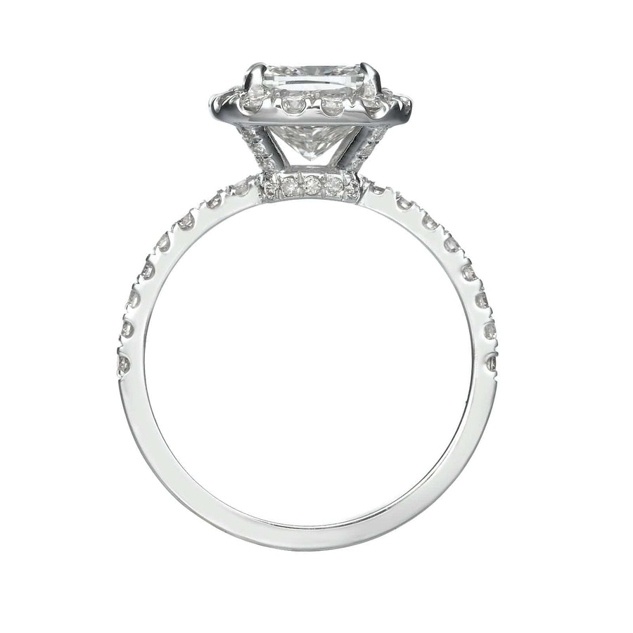 2.76 ct Cushion Cut Diamond Engagement Ring - BenzDiamonds