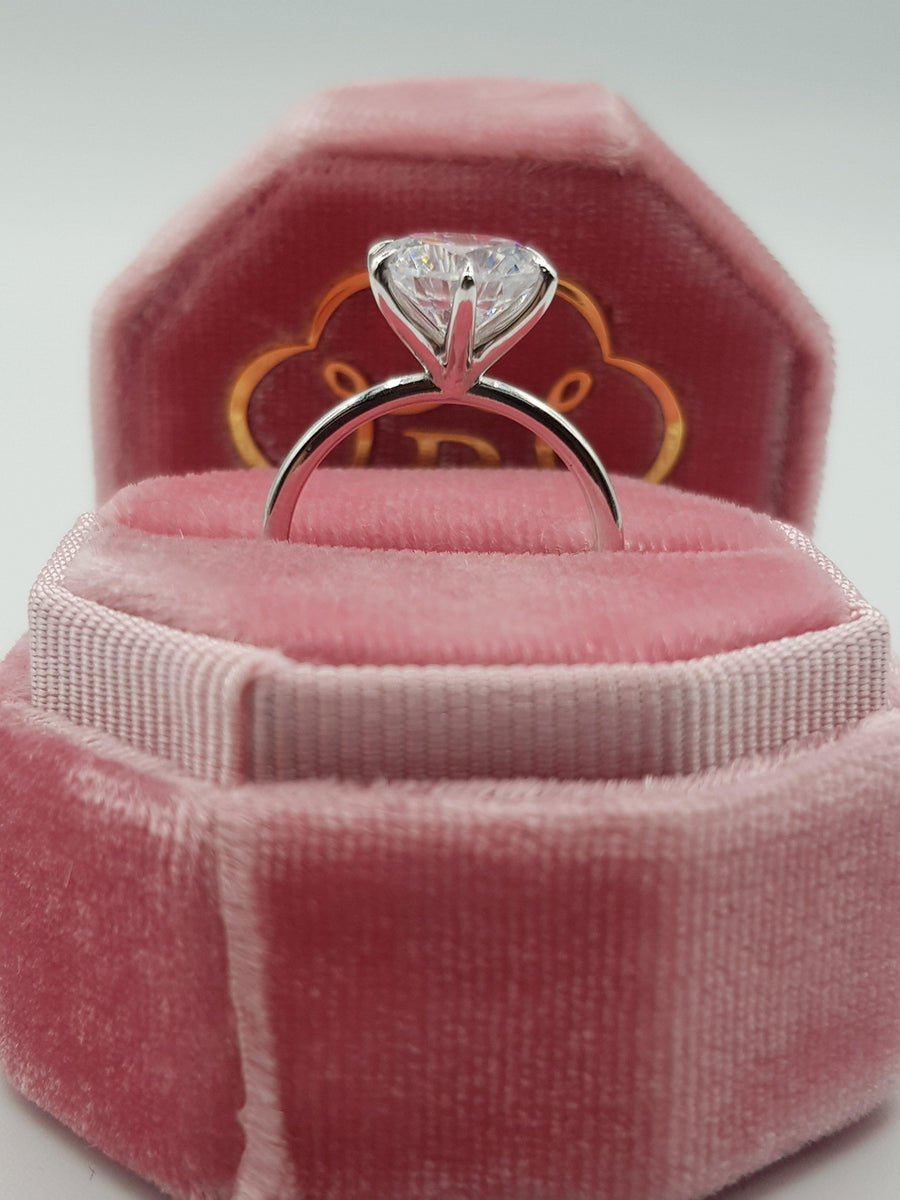 3 Carat Round Brilliant Cut Diamond Engagement Ring - BenzDiamonds