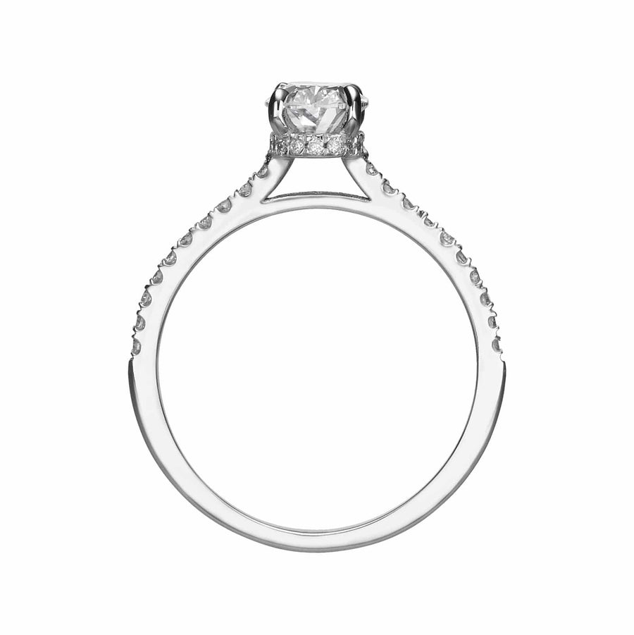 1.50 ct Oval Cut Diamond Engagement Ring - BenzDiamonds