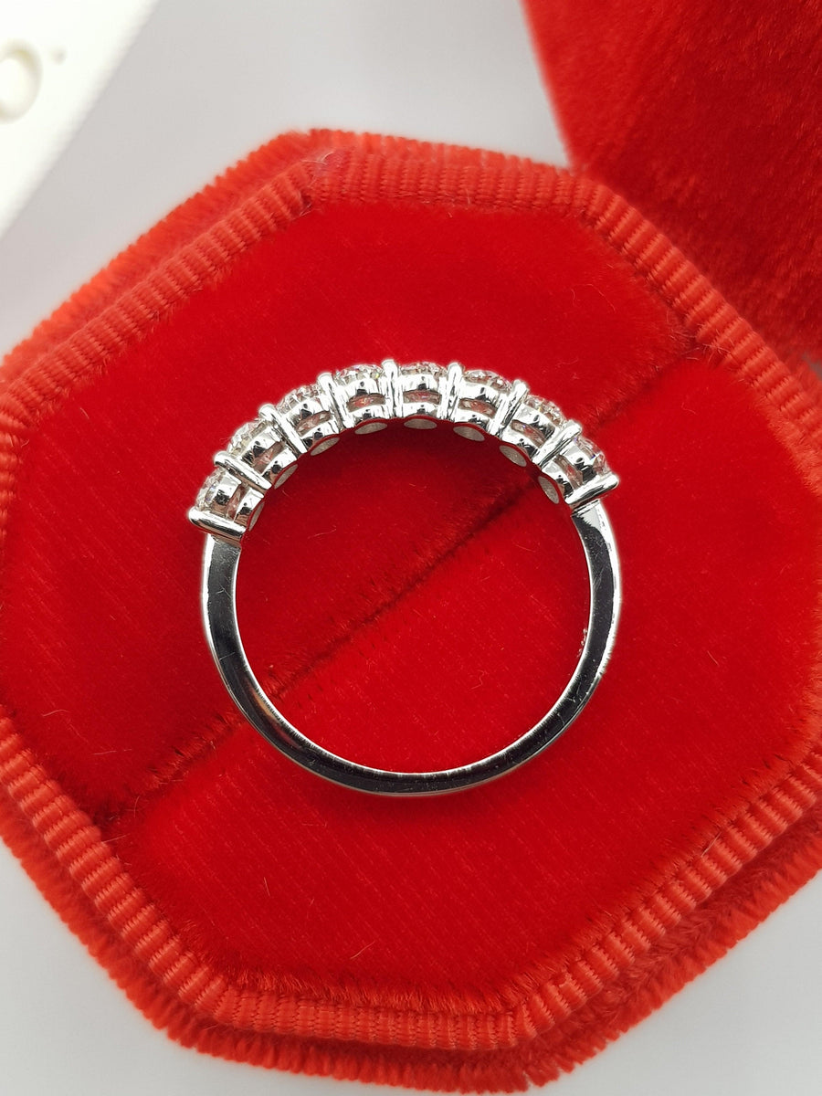 1.20 ct Oval Cut Diamond Eternity Band - BenzDiamonds