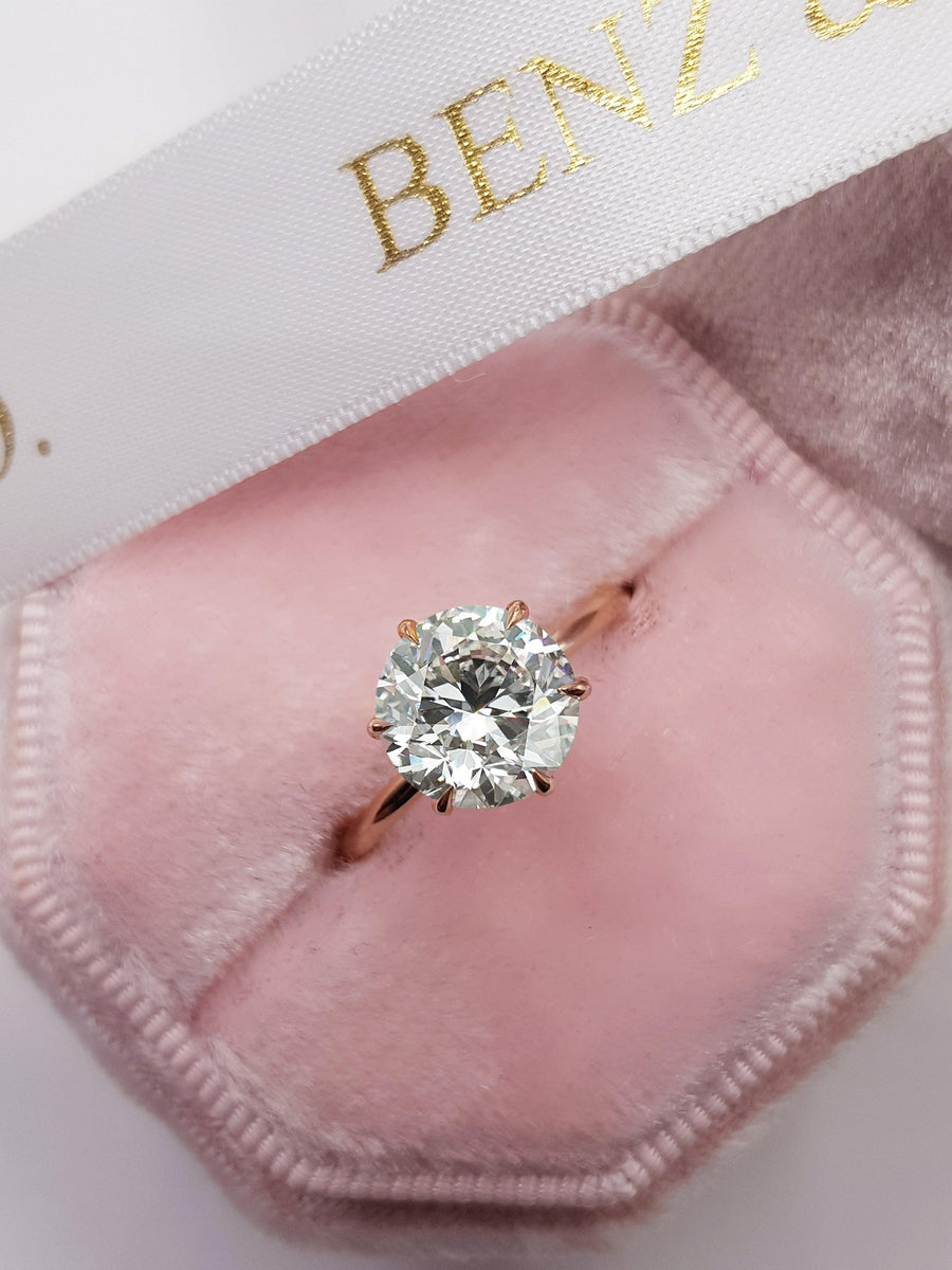 2.50 Carat Round Brilliant Cut Diamond Engagement Ring - BenzDiamonds