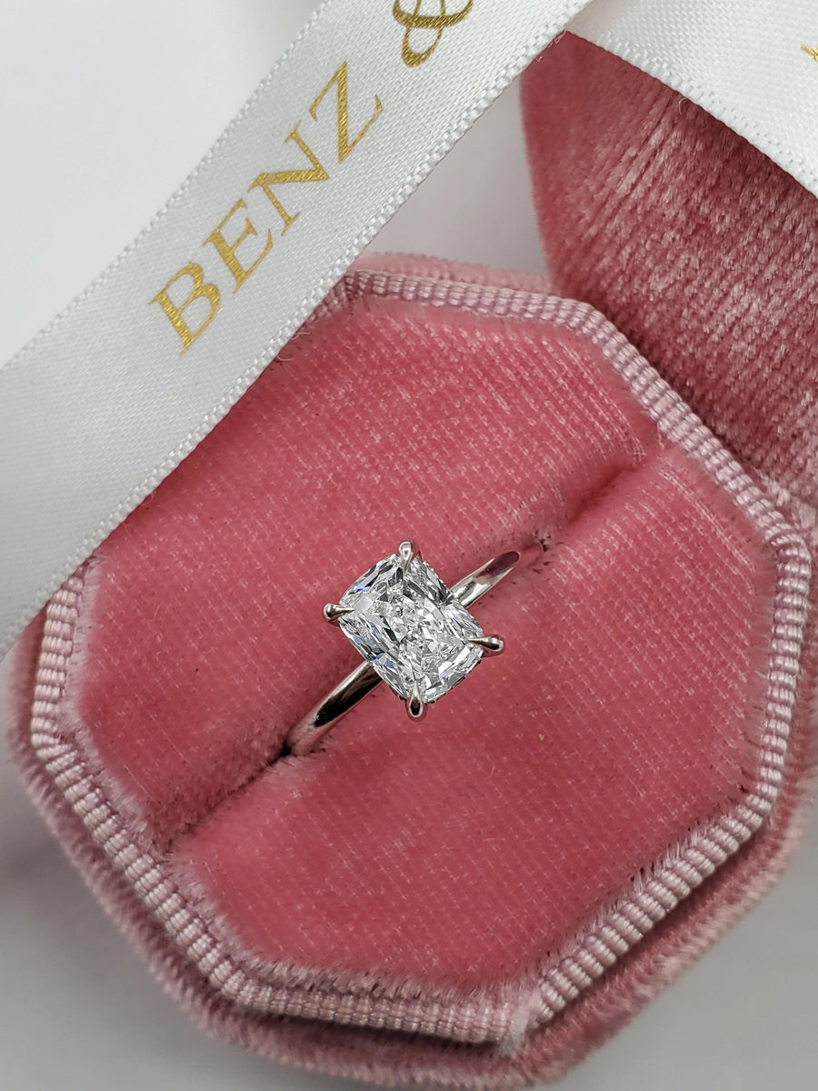 Elongated princess cut diamond Clearance