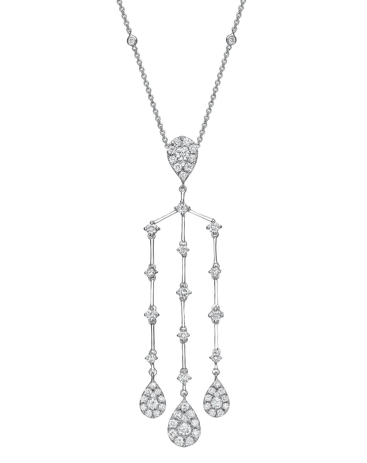3.36 CT ILLUSION CHANDELIER NECKLACE - BenzDiamonds