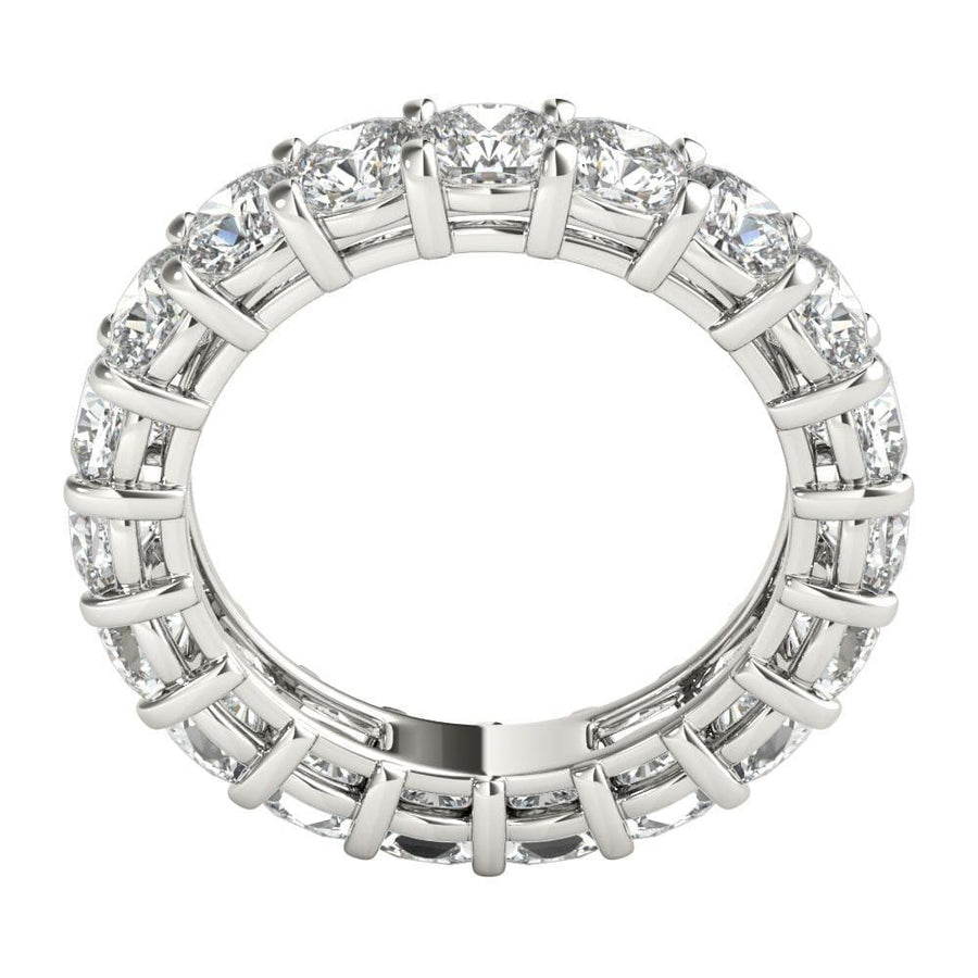 3 ct Cushion Cut Diamond Eternity Band - BenzDiamonds