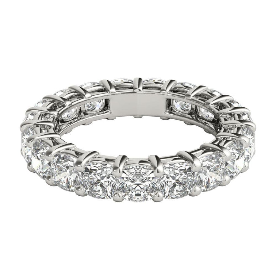 3 ct Cushion Cut Diamond Eternity Band - BenzDiamonds