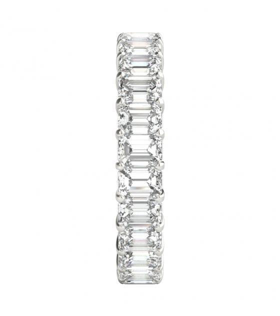 2.5 ct Emerald Cut Diamond Eternity Band - BenzDiamonds