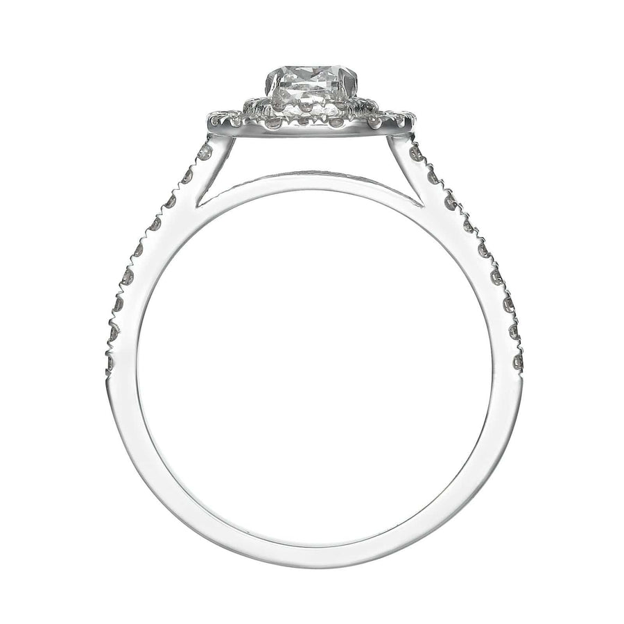 1.93 ct Cushion Cut Diamond Engagement Ring - BenzDiamonds