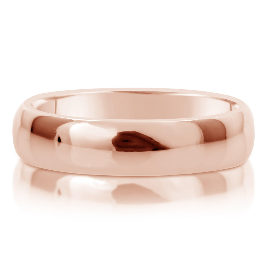 Comfort Fit Wedding Ring In 14K Gold (6mm) - BenzDiamonds