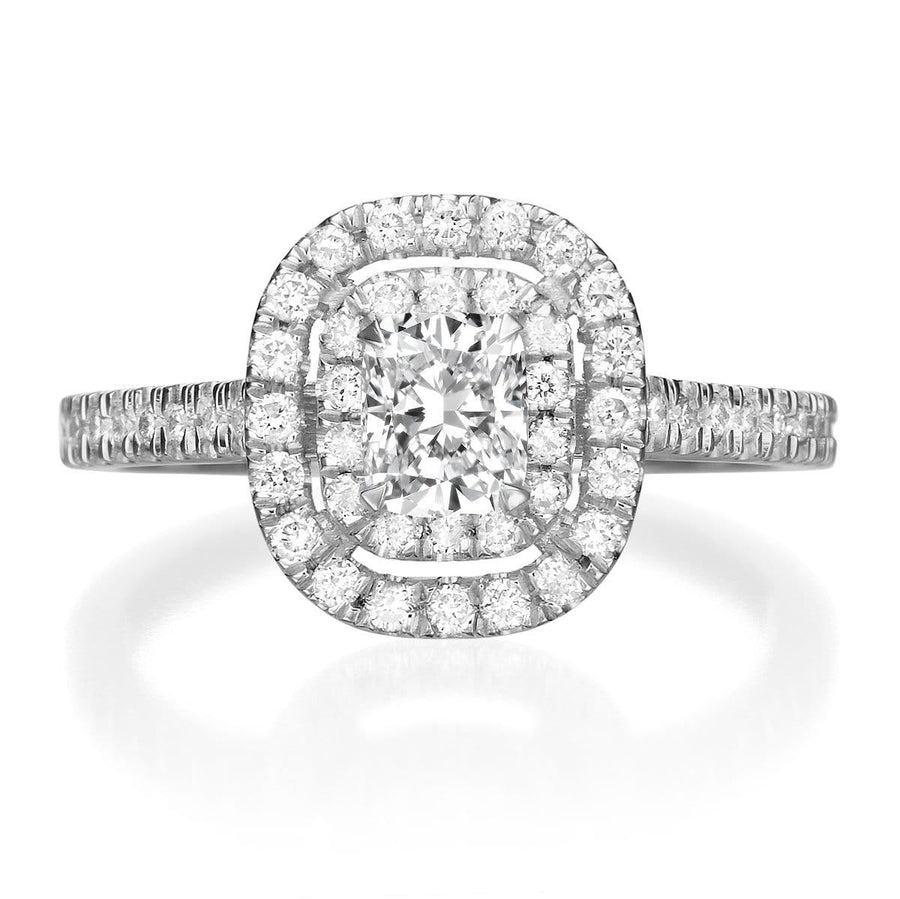 1.93 ct Cushion Cut Diamond Engagement Ring - BenzDiamonds