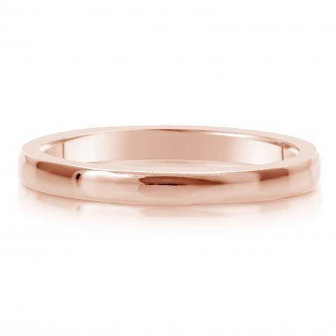 Comfort Fit Wedding Ring In 14K Gold (2mm) - BenzDiamonds