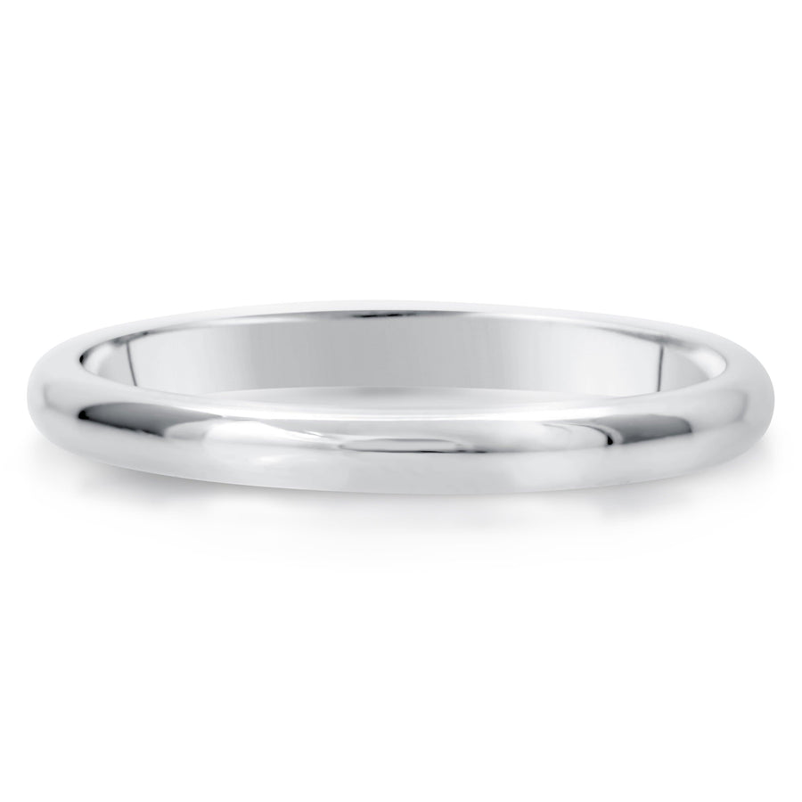 Comfort Fit Wedding Ring In 14K Gold (2mm) - BenzDiamonds