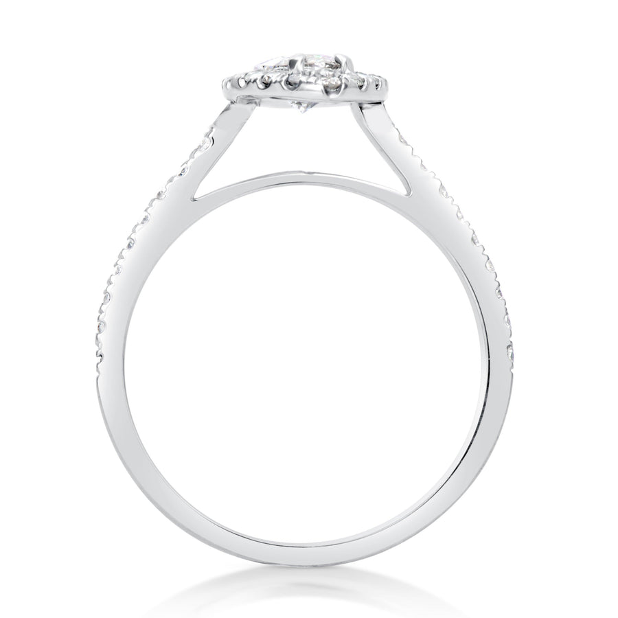 1.36 ct Marquise Cut Diamond Engagement Ring - BenzDiamonds