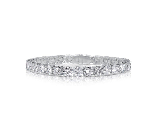 Extraordinary 29 ct Round Brilliant Cut Diamond Tennis Bracelet - BenzDiamonds