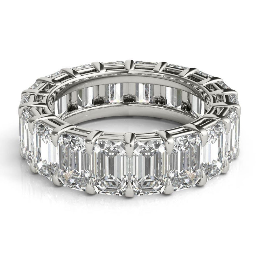 5 ct Emerald Cut Diamond Eternity Band - BenzDiamonds