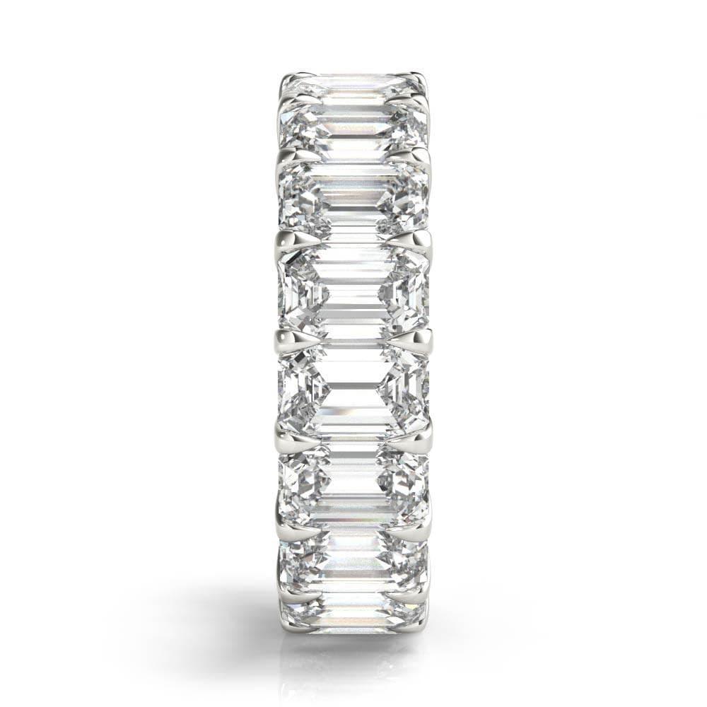 4 ct Emerald Cut Diamond Eternity Band - BenzDiamonds