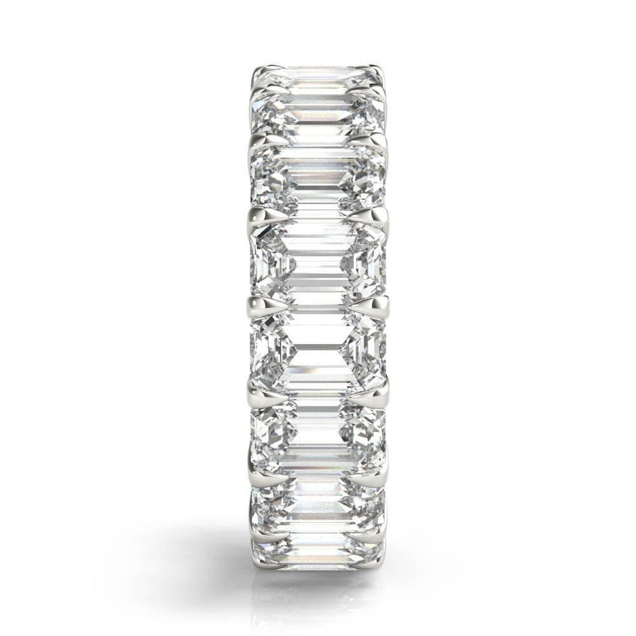 5 ct Emerald Cut Diamond Eternity Band - BenzDiamonds