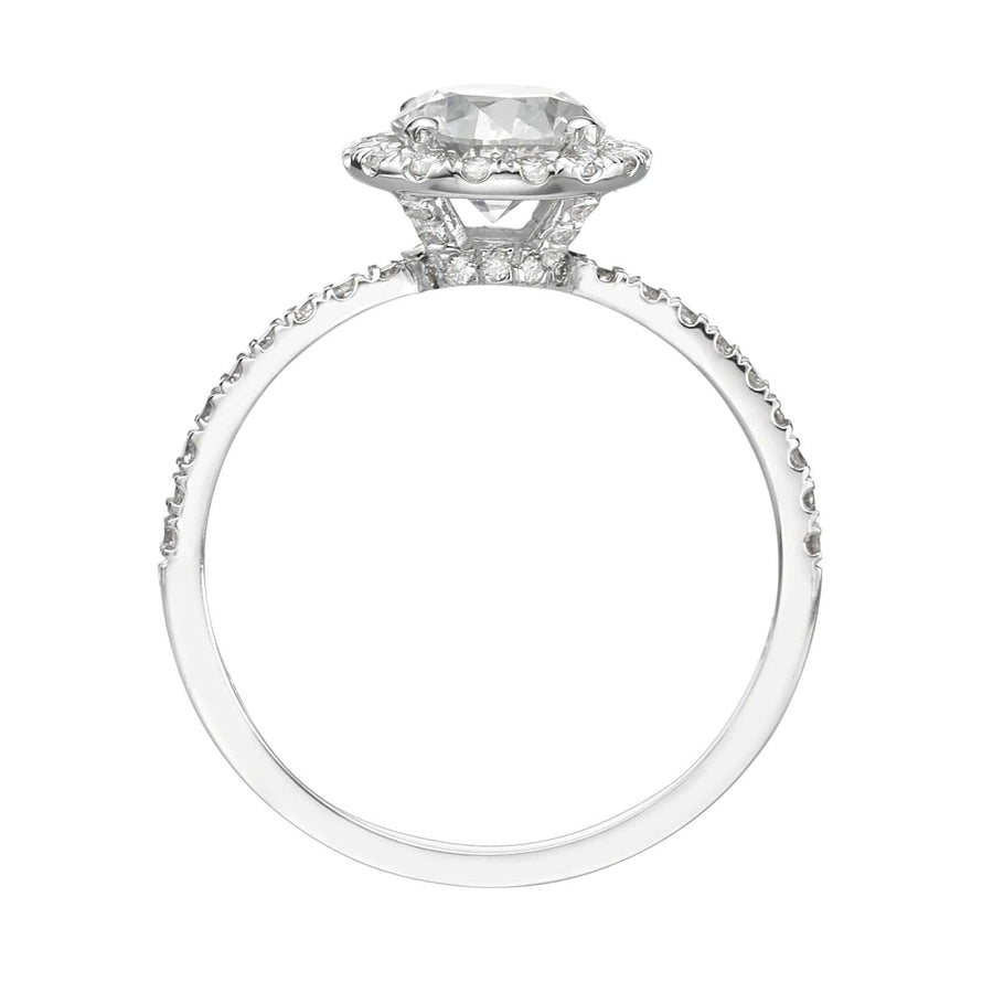 1.81 ct Round Cut Diamond Engagement Ring - BenzDiamonds