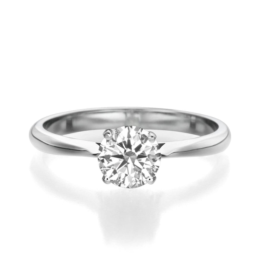 1.00 ct Round Brilliant Cut Diamond Engagement Ring - BenzDiamonds