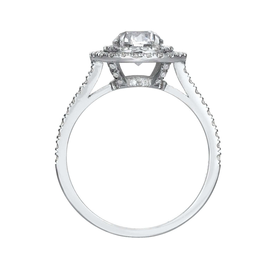 1.50 ct Oval Cut Diamond Engagement Ring - BenzDiamonds