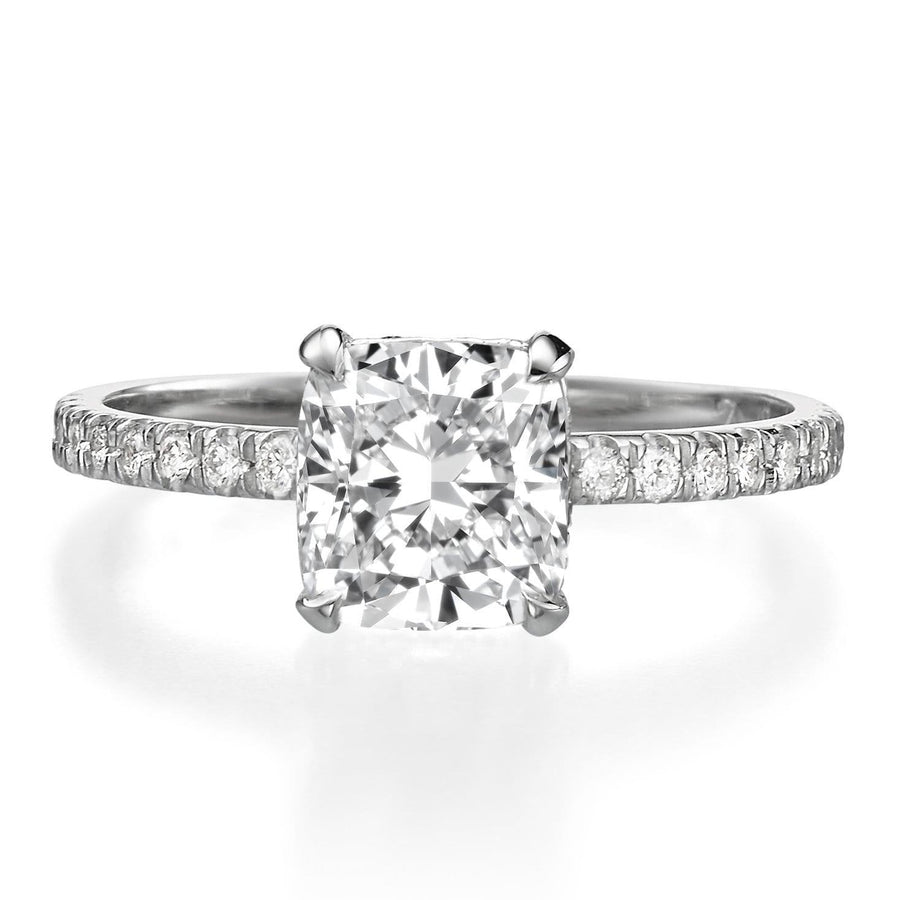 2.02 ct Cushion Cut Diamond Engagement Ring - BenzDiamonds