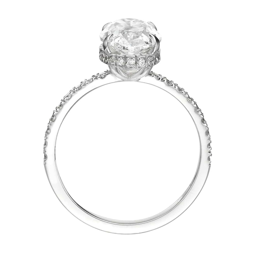 2.50 ct Oval Cut Diamond Engagement Ring - BenzDiamonds