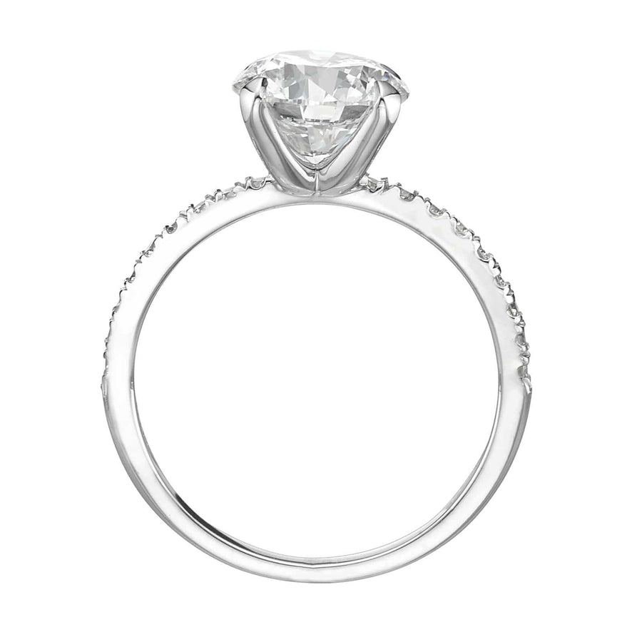 2.31 ct Round Brilliant Cut Diamond Engagement Ring - BenzDiamonds